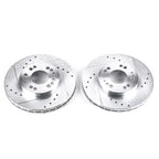 Set of 2 Powerstop Brake Discs for Diamante Galant (FWD AWD)