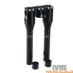 10" Modular Handlebar Risers 1-1/8" Top Clamp for Harley Sportster Dyna (2004-2023)