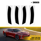 Set of 4 Car Side Leaf Stripe Stickers Trim Decals for Chevy Camaro (2016–2021)