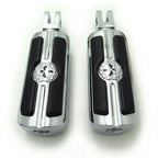 Gear Skull Footpeg Set for Triumph Speedmaster (2003–2014) Chrome