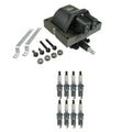 Set of 8 NGK HEI Ignition Coils & Laser Iridium Spark Plugs for Caprice (1994–1995)