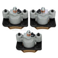 Front & Rear Brake Calipers w/Pads for Arctic Cat 400 500 650 700 (2000–2023)