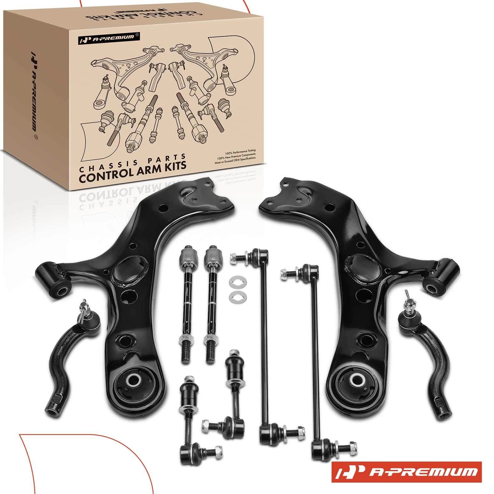 10x Control Arm Sway Bar Link Tie Rod End Front Lower for Toyota RAV4 (2019–2024)