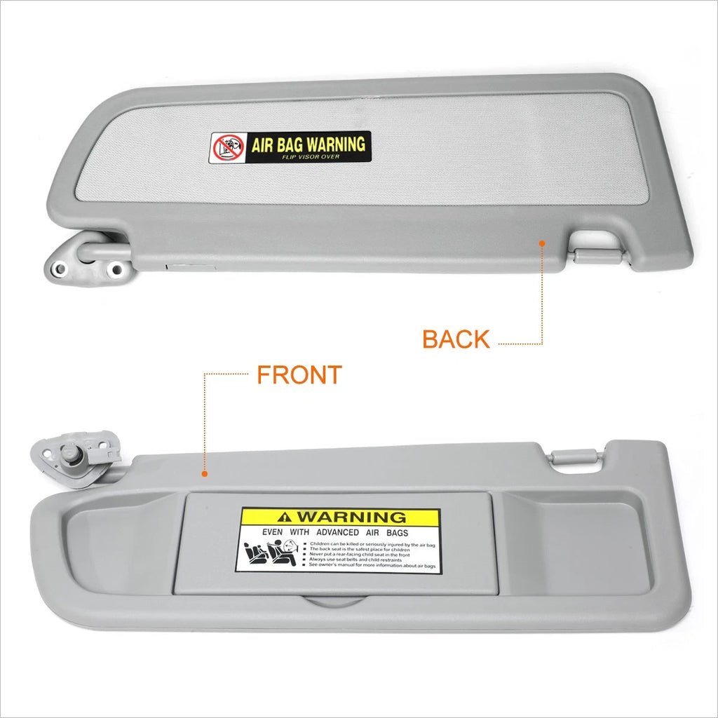 Vinyl OE Style Driver Side Sun Visor for Honda Civic (2006–2011)