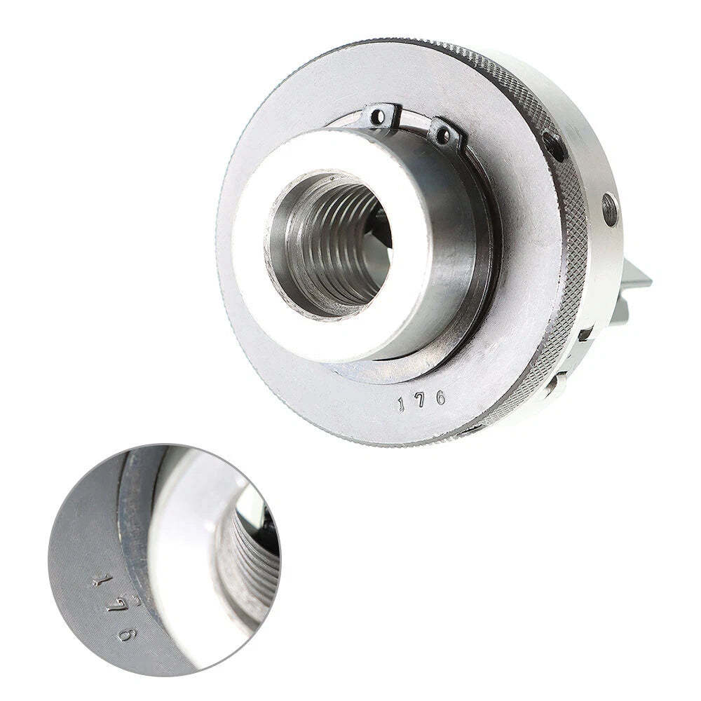 2-Jaw Lathe Chuck Set for Drilling (3.25" 1" × 8TPI)