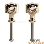 1 Inch Retro Brass Handlebar Risers for Harley Chopper Dyna Street Bob