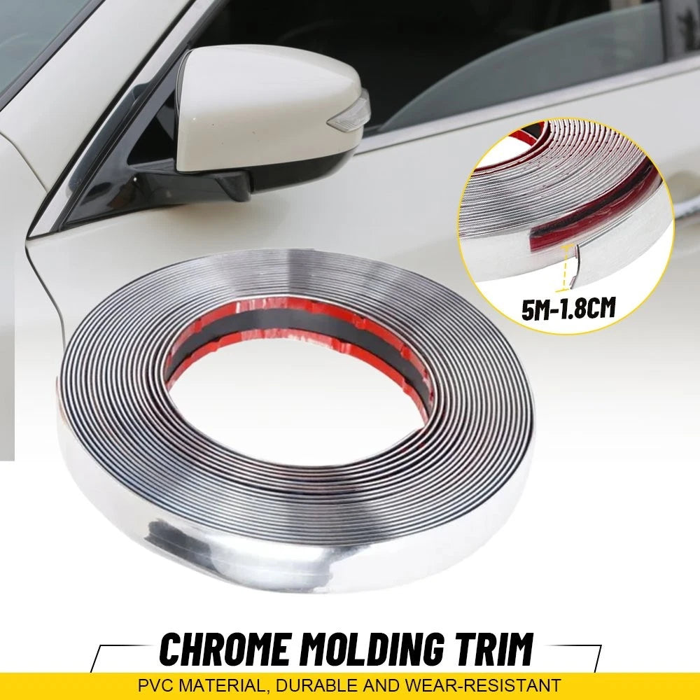 Chrome Trim Molding for Car/Truck Bumper Door Window Guard (EXV)