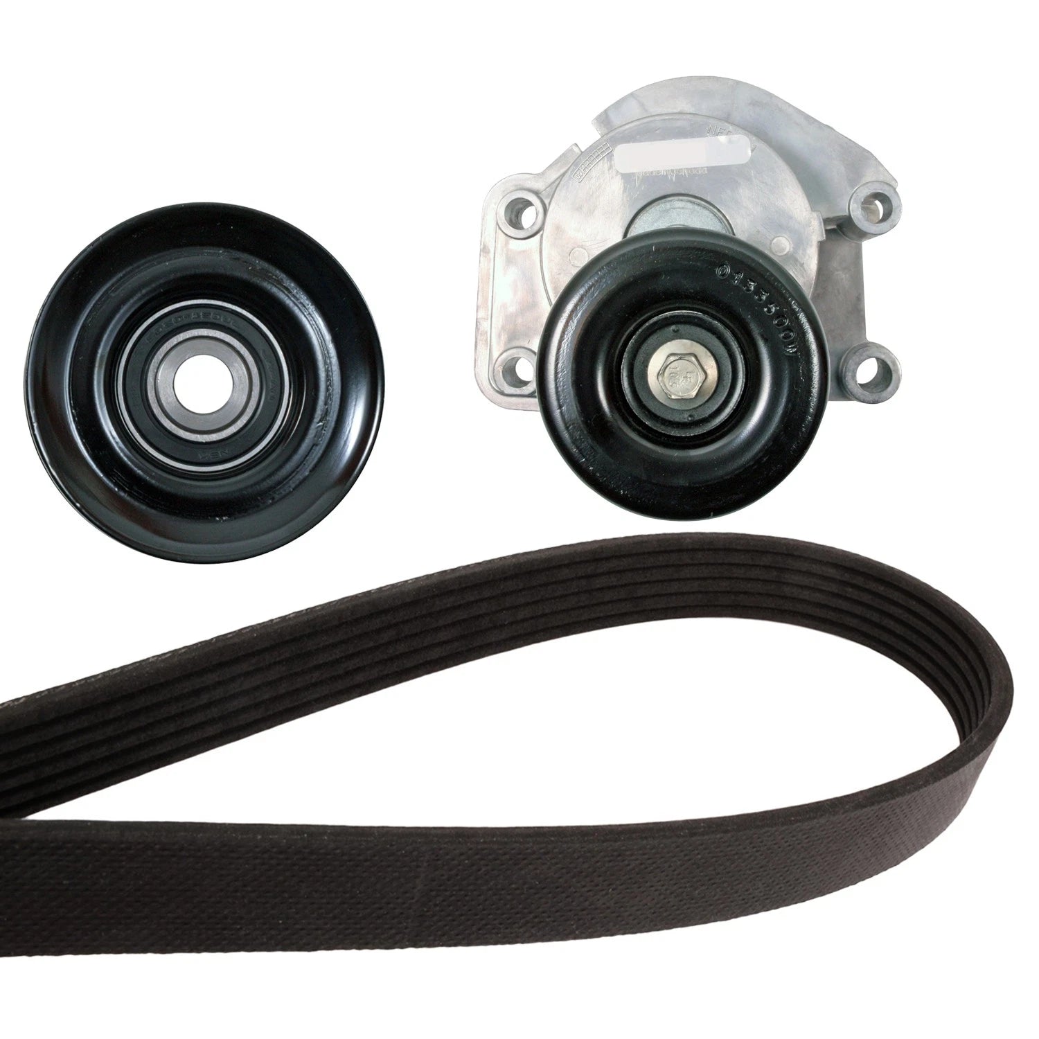 Drive Belt Idler Pulley Tensioner Kit for Toyota 4Runner, Land Cruiser (V8 4.7)