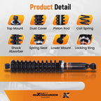 Rear Shocks for Honda Rincon 650 (2003–2005) GPScape 52400-HN8-003