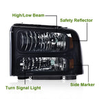 Headlight Conversion Kit for Ford Super Duty Truck Excursion (1999–2004)