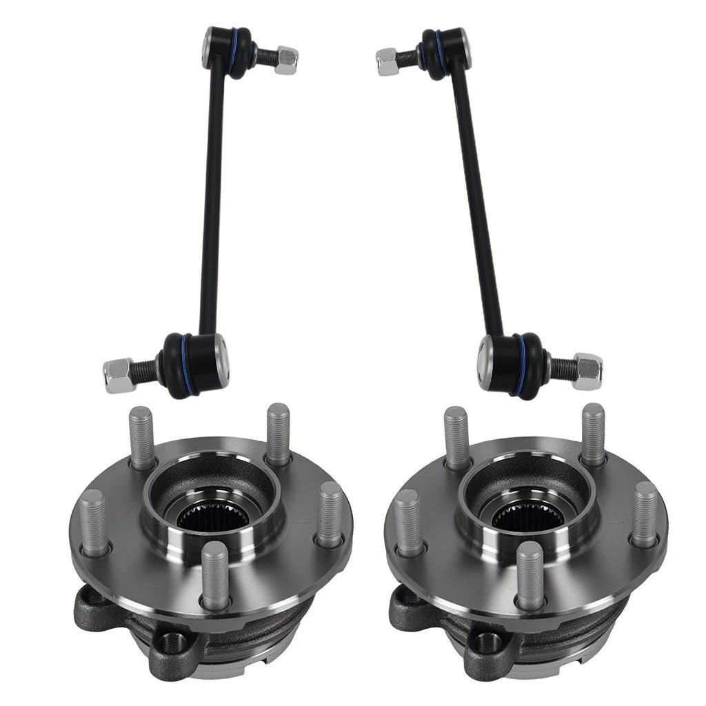 4X Front Sway Bar Wheel Bearing Hub Assembly for Nissan Murano Quest (2009–2017)