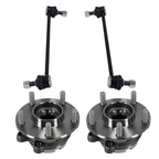 4X Front Sway Bar Wheel Bearing Hub Assembly for Nissan Murano Quest (2009–2017)