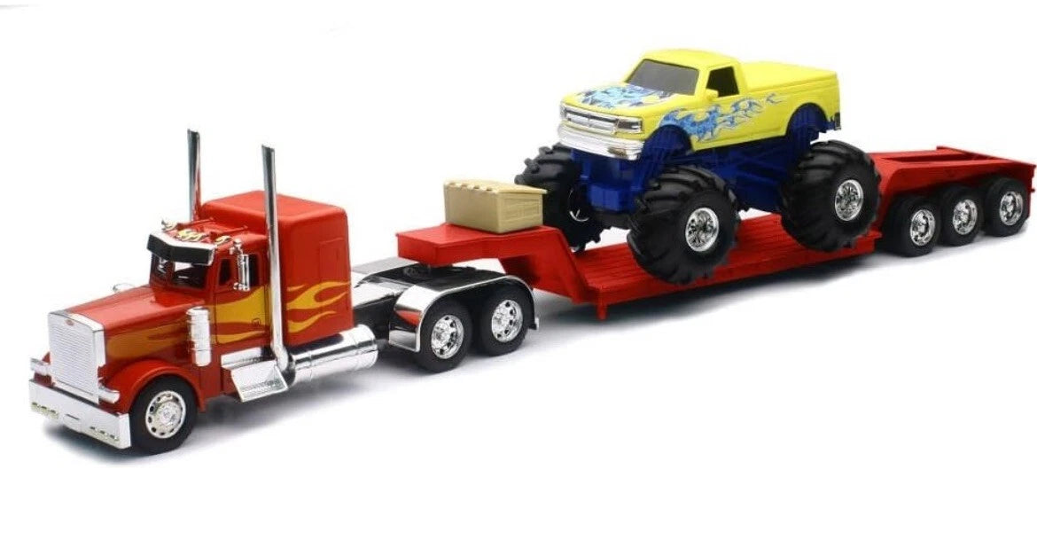 1:32 Truck & Trailer Collection for Peterbilt Model 379 (LOWBOY)