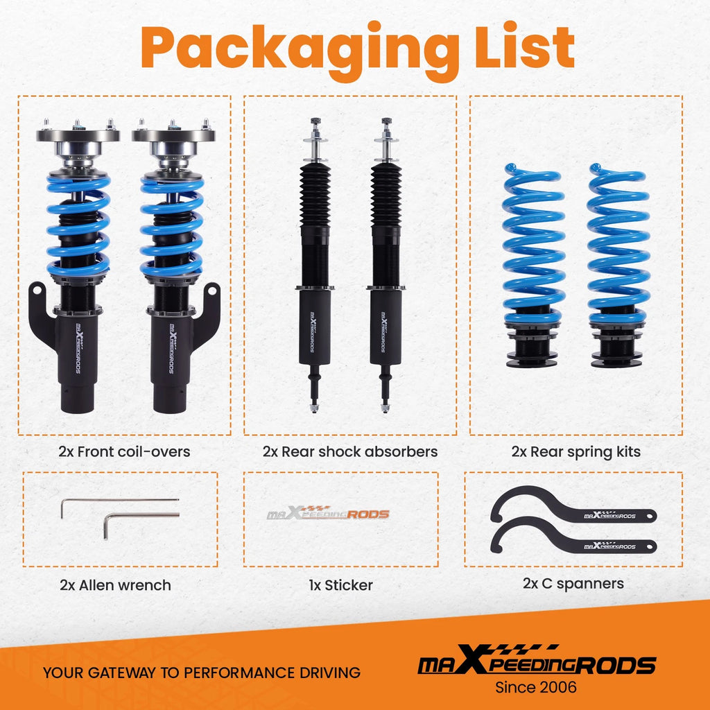 Racing Coilovers for BMW 3 Series AWD (2006-2011)