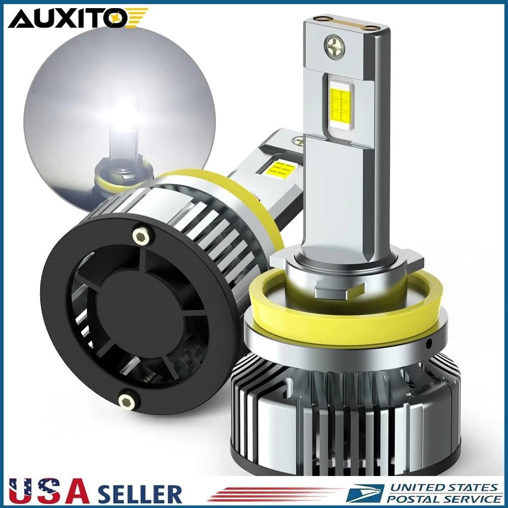 2X H11 H8 LED Headlight Bulbs