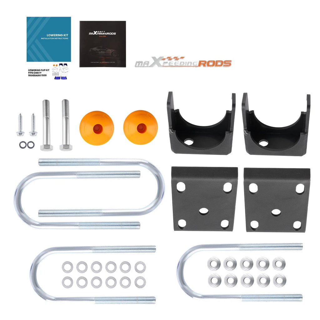 6" Rear Flip Kit for Chevy Silverado C1500 GMC Sierra 2WD (1988–1998)