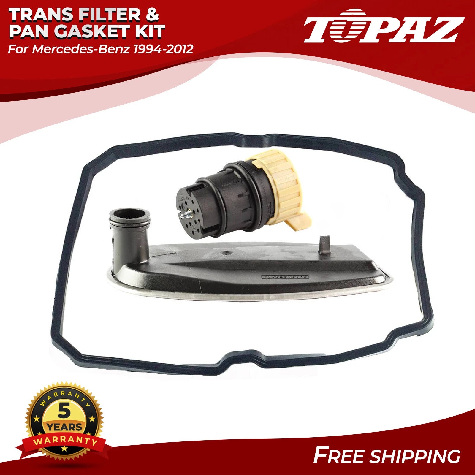 Transmission Filter and Oil Pan Gasket Set for Mercedes 