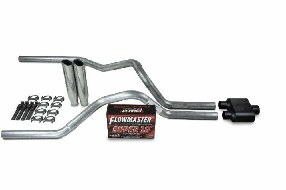 2.5" Dual Exhaust Kit for Chevy GMC 1500 (2019–2025) - Flowmaster Super 10