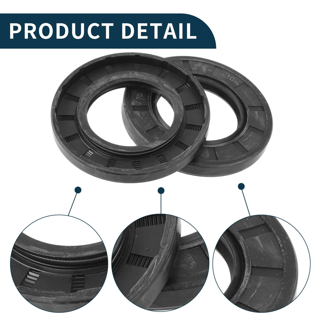 Set of 5 Oil Seal Ring NBR Rubber 40x70x8mm for Various Models 