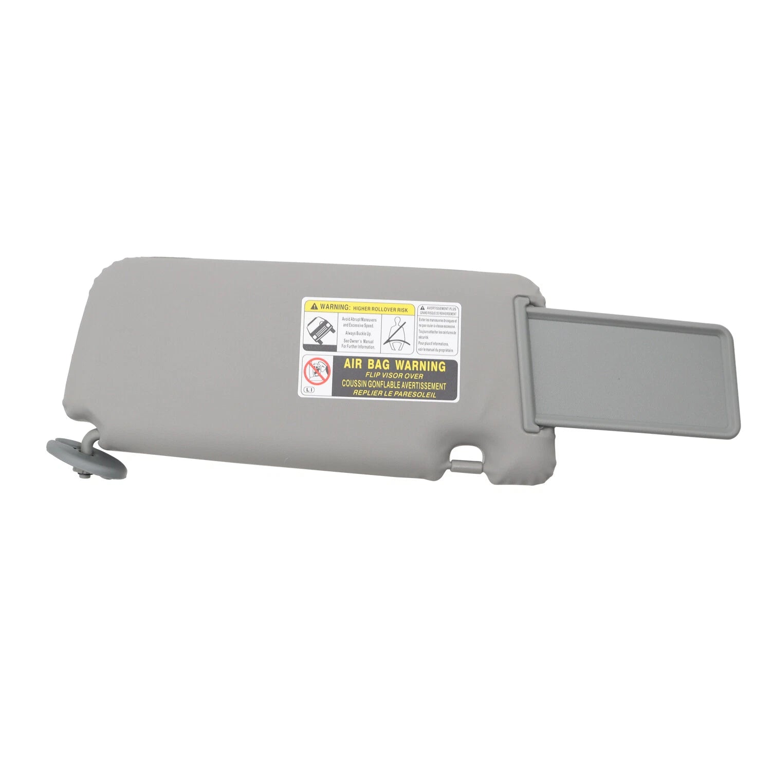 Sun Visor Front Left Driver Side Gray for Toyota RAV4 (2004–2005)