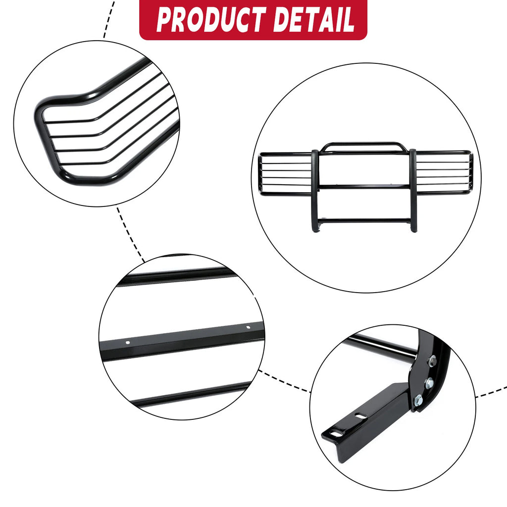 Grille Brush Headlight Bumper Guards for Chevrolet GMC Silverado Suburban (1988–2000)