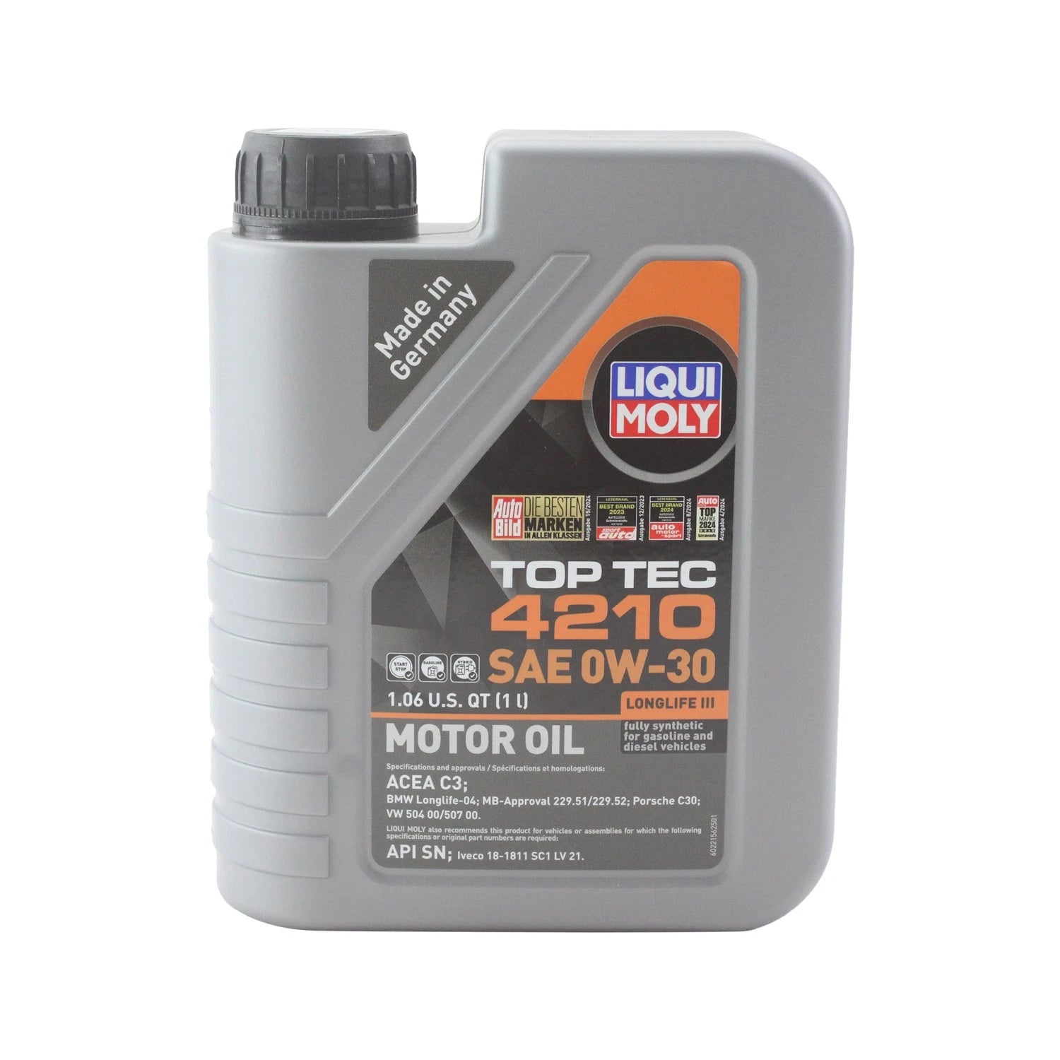 7L Engine Oil Change Kit for Audi A6 A7 Quattro Q5 (2012–2020) - TopTec 4210 0W30