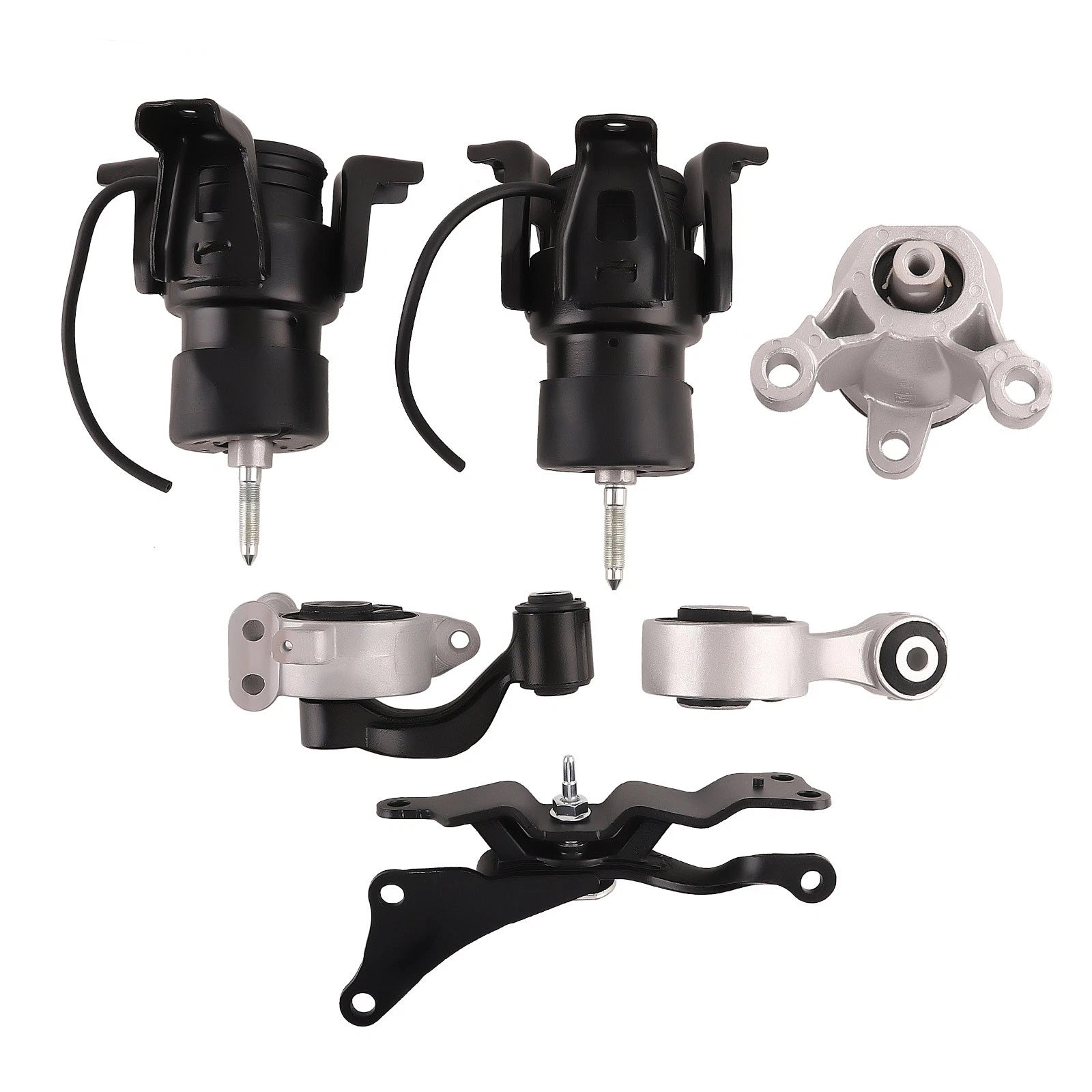 Set of 6 Engine and Transmission Mounts for Nissan Murano (2009–2014)