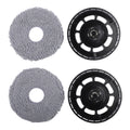 Replacement Mop Bracket with Mop Pads for Roborock QV 35A QV 35S Curv S5X