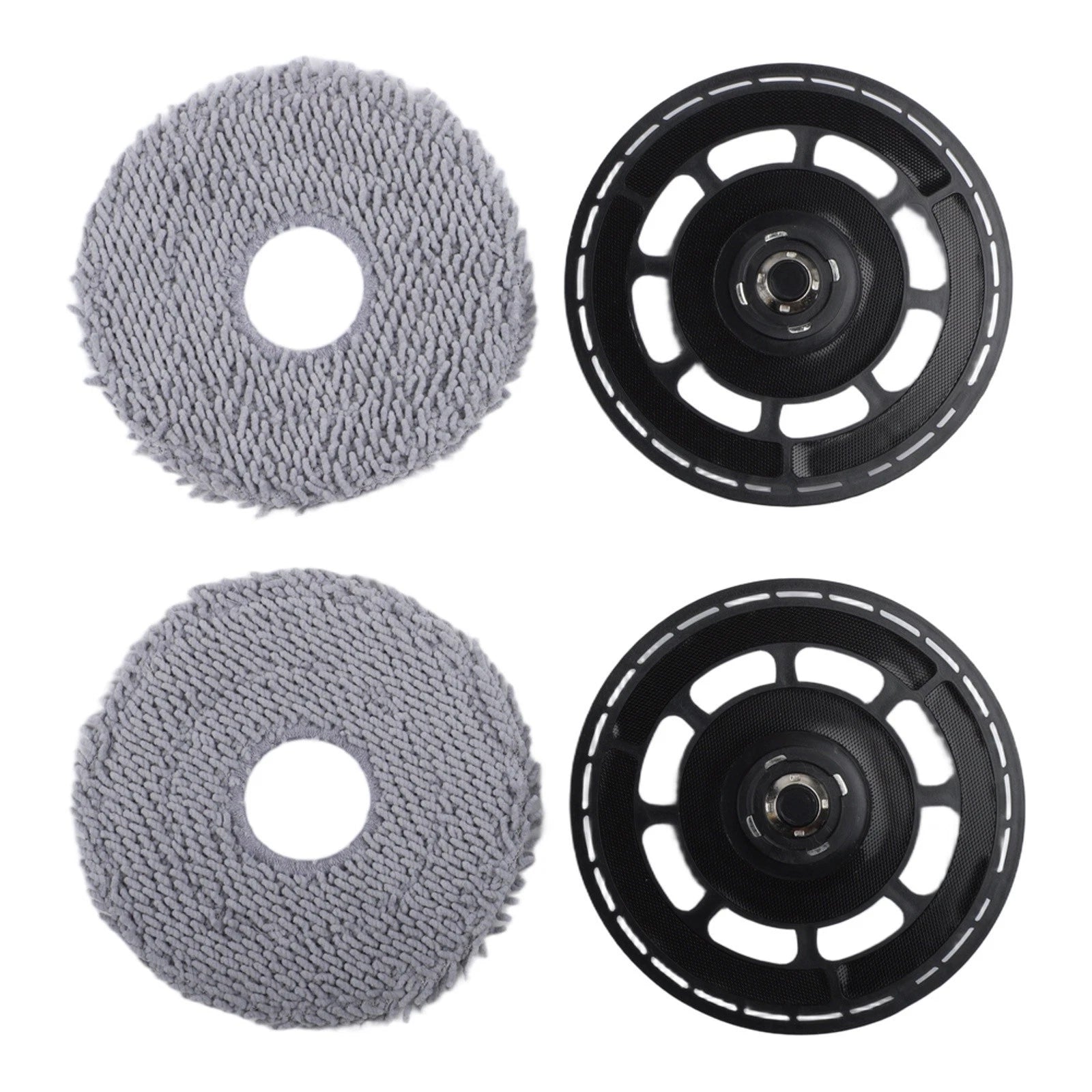 Replacement Mop Bracket with Mop Pads for Roborock QV 35A QV 35S Curv S5X