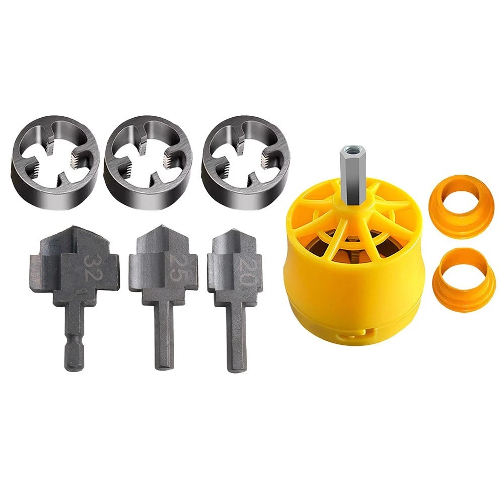 PPR Stepped Drill and Threader for PVC Pipes