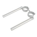 Silver Clip-On Handlebars for Suzuki GSXR600 750 (2006-2010)