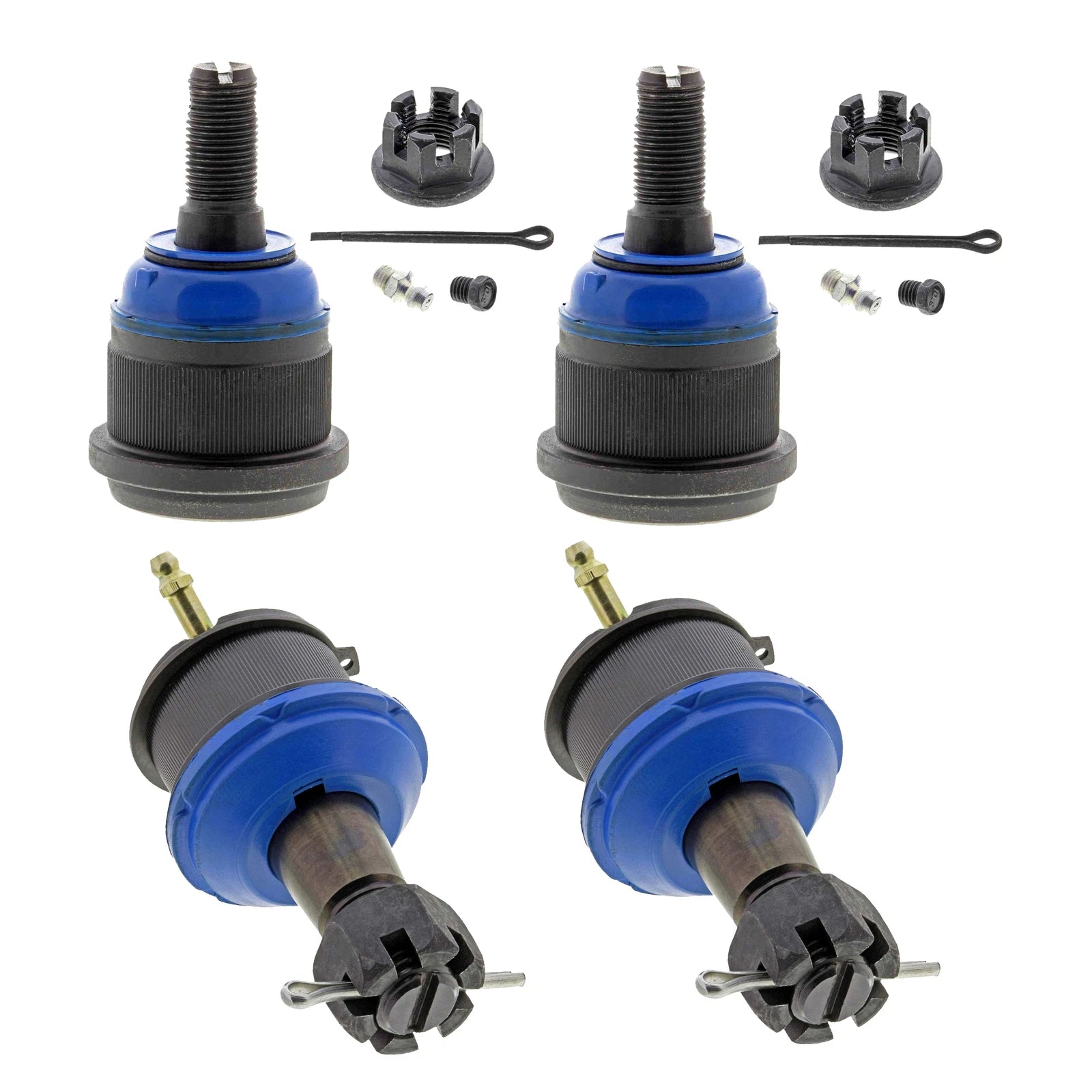 Set of 4 Upper and Lower Ball Joints for Dodge Ram 1500 2500 3500 (2002–2019)