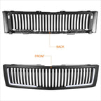 Vertical Fence Front Bumper Grille w/LED DRL for Chevy Silverado 1500 (2007–2013)