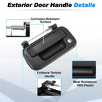 Tailgate Door Handle for Ford F-150 (2004–2014) 4L3Z9943400AAA/8L3Z9943400AA Black