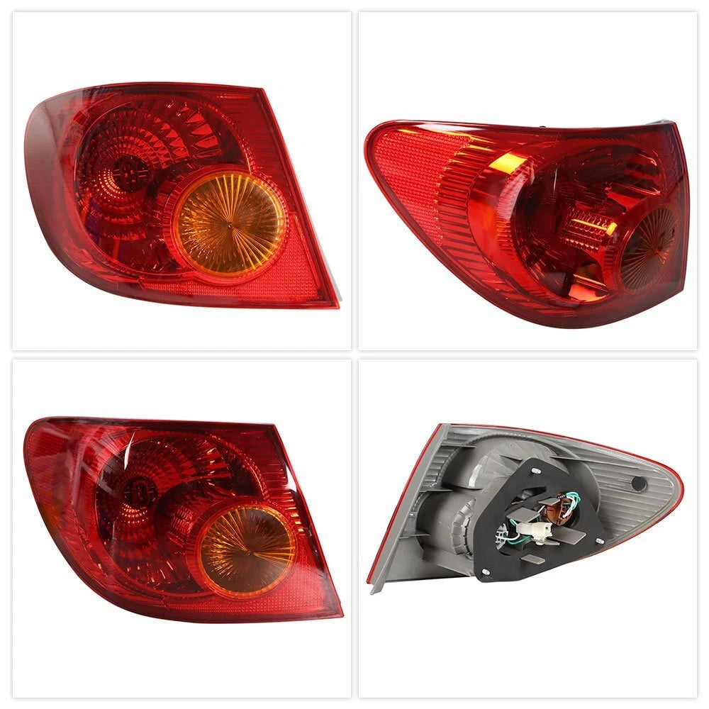 Taillights for Toyota Corolla (2005–2008) Left Replacement Lamps