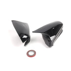 Pair Gloss Black Side Mirror Cap Covers for Lexus LS460 LS600h (2009–2012)