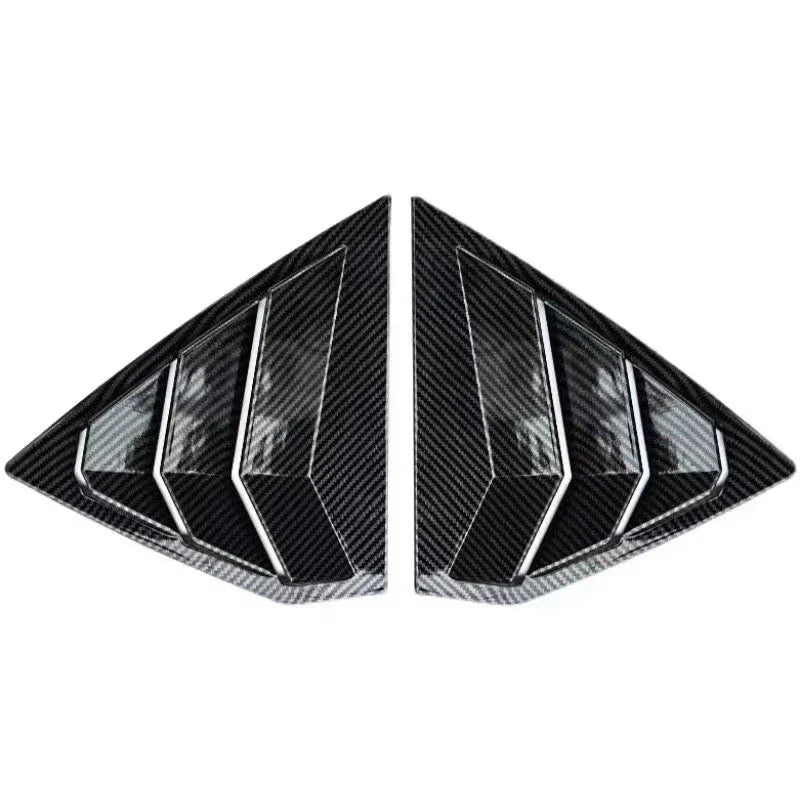 2x Carbon Look Side Window Louver Shutter Cover Trim Buick Regal (2017–2021)
