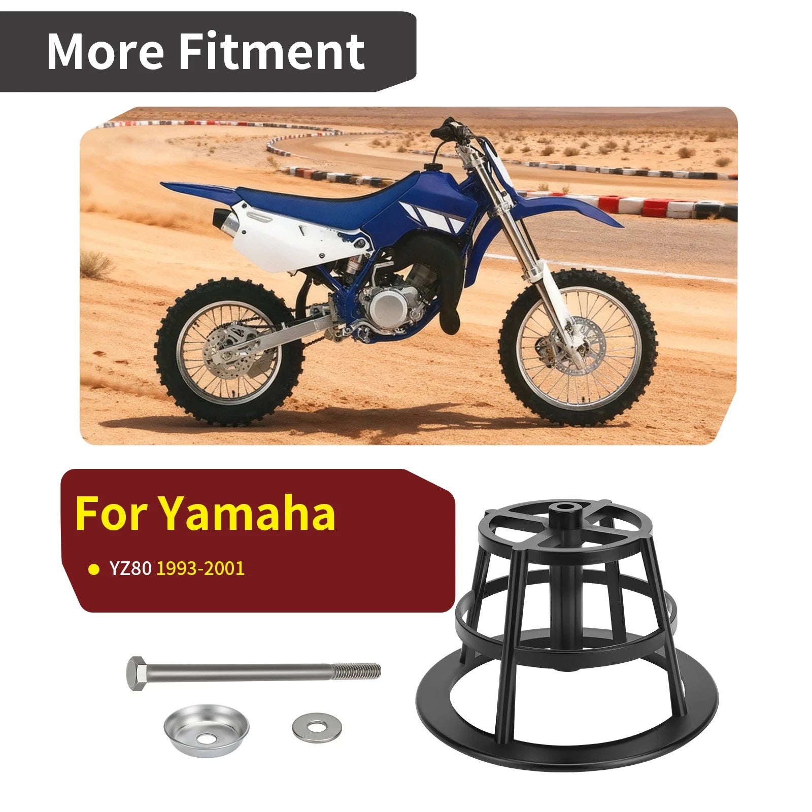 Air Filter Cage Holder w/ Screw for Yamaha YZ80 (1993–2001)