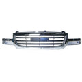 Replacement Chrome Plastic Front Grille (See compatibility Chart)