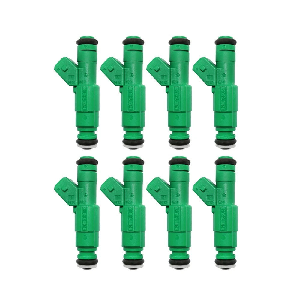 Set of 8 Bosch 0280155968 440cc 42lb EV1 Fuel Injectors for Automotive
