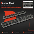 9x Timing Chain Kit for Jeep Compass (2007-2017) Dodge Journey (2009-2018)