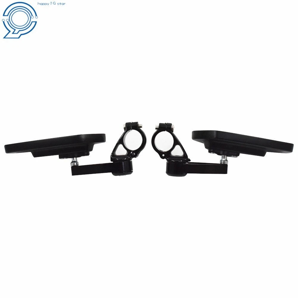 7/8" Handle Bar End Rearview Side Mirrors for Honda Yamaha Motorcycle