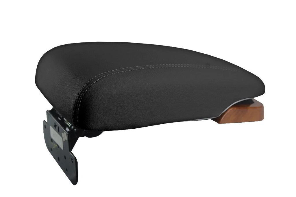 Leather Console Lid Pull Over Cover for Kia Amanti (2004–2006) Black