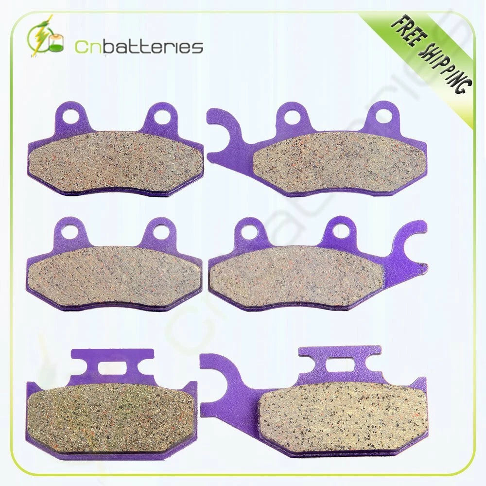 Front and Rear Brake Pads for Yamaha YXR660FA 4x4 Rhino 660 (2004–2007)