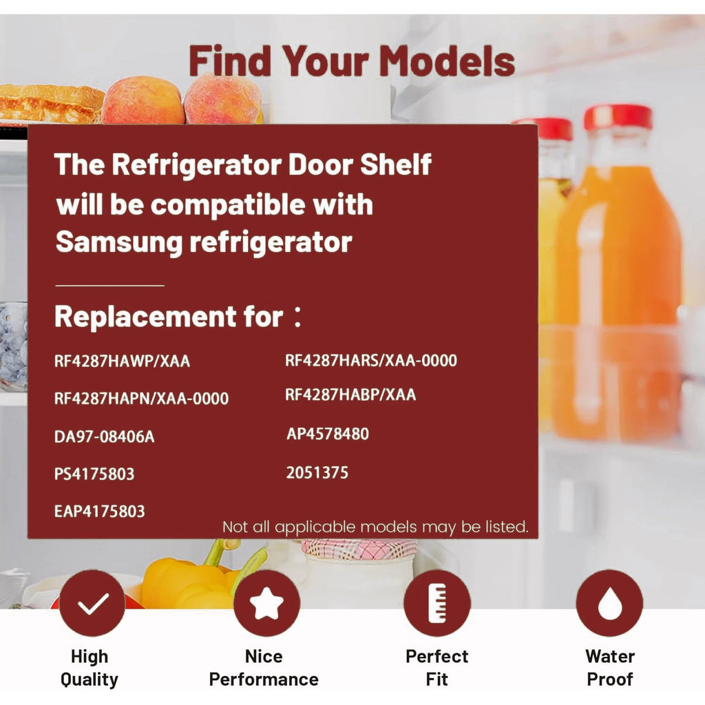 Door Shelf Bin for Samsung Refrigerator (2010–2023)