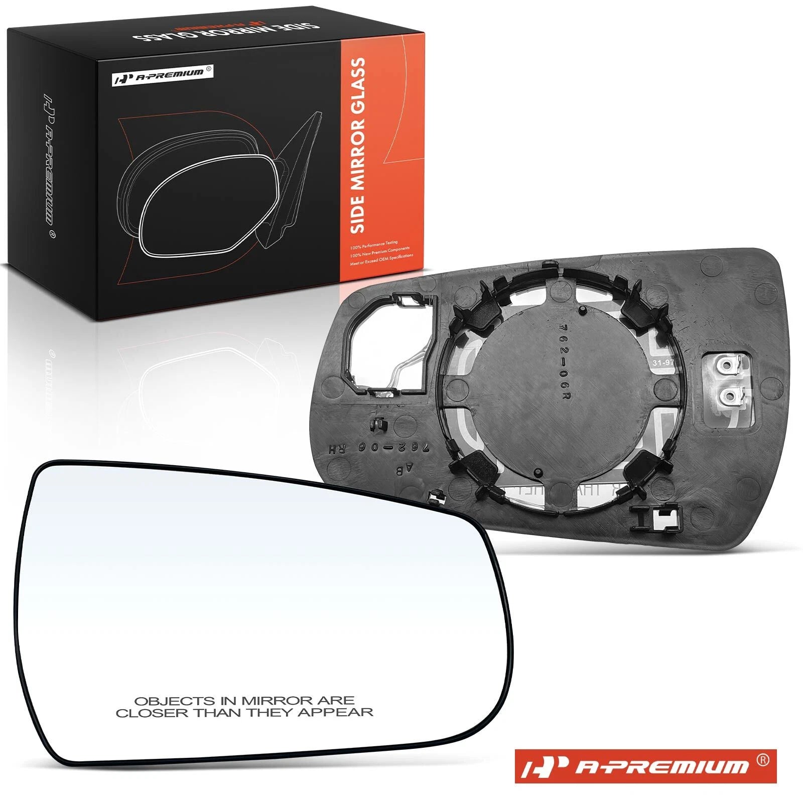 Heated Passenger Power Mirror Glass for Chevy Malibu (2013–2015)