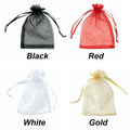 Set of 100 Organza Bags for Jewellery Wedding Candy Packaging