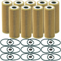 Set of 9 Engine Oil Filters for Ford Lincoln V6 Turbo