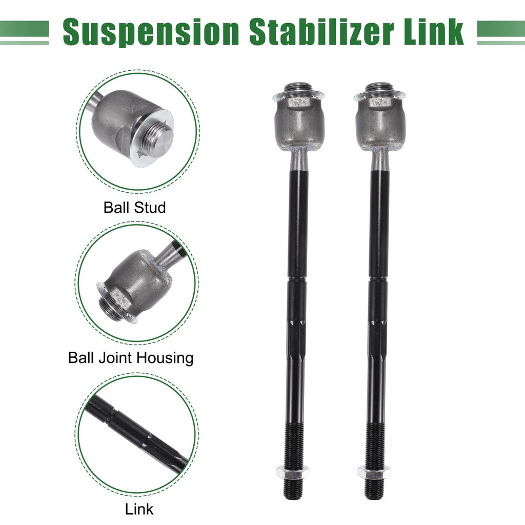 8pcs Front Suspension Kit Tie Rod End for Cadillac Escalade (2002–2023) No. ES800223/K6541