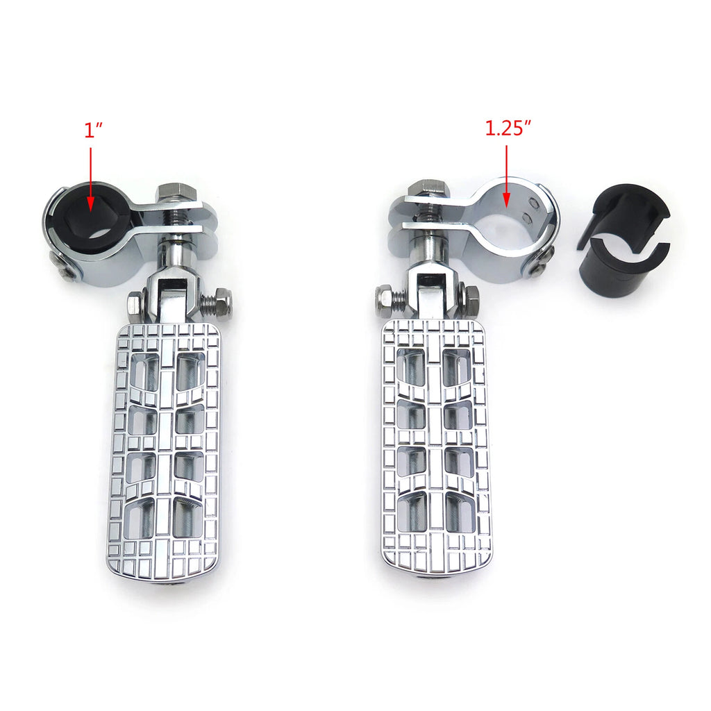 25mm 32mm Highway CNC Dominator Footpeg Clamp Chrome for Harley Sportster 883 (2013)